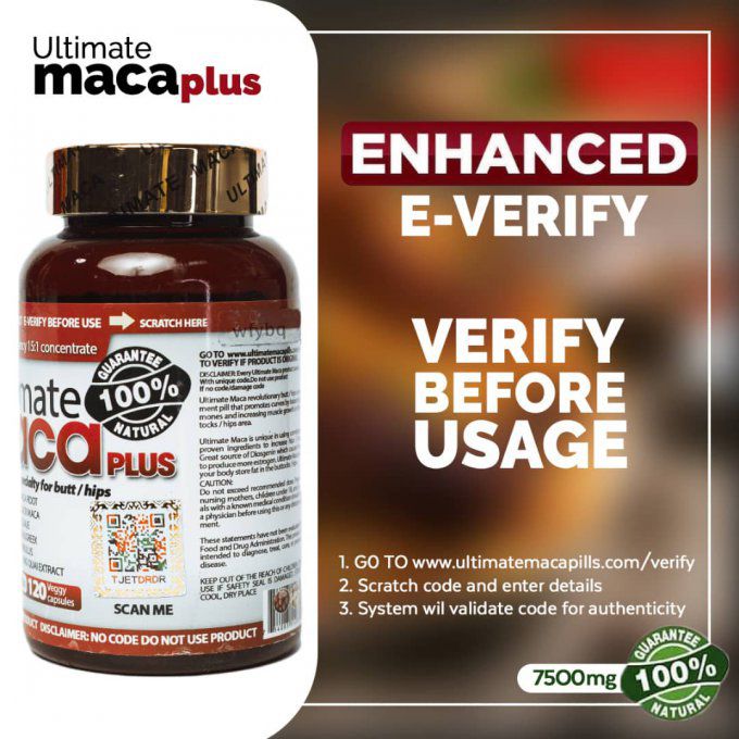 GÉLULES ULTIMATE MACA PLUS 7500mg précommande