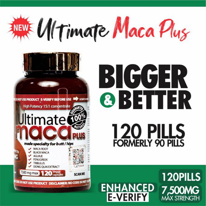 GÉLULES ULTIMATE MACA PLUS 7500mg précommande