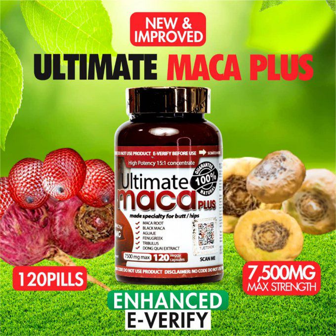 GÉLULES ULTIMATE MACA PLUS 7500mg précommande