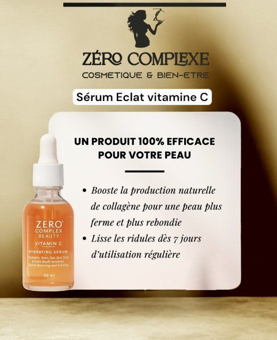 Zéro Complexe Beauty – Sérum Vitamine C Glow Unifiant Visage