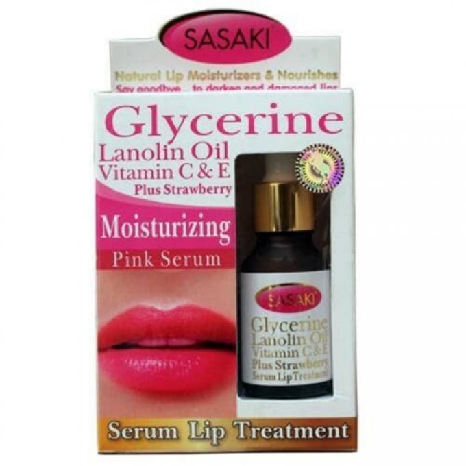 SASAKI SERUM HYDRATANT TRAITEMENT AUX LÈVES ROSE 15 ML